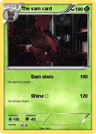 Pokemon The sam card