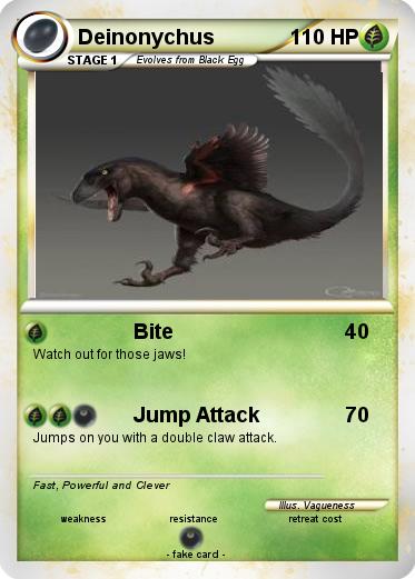 Pokemon Deinonychus