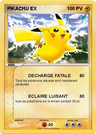 Pokemon PIKACHU EX