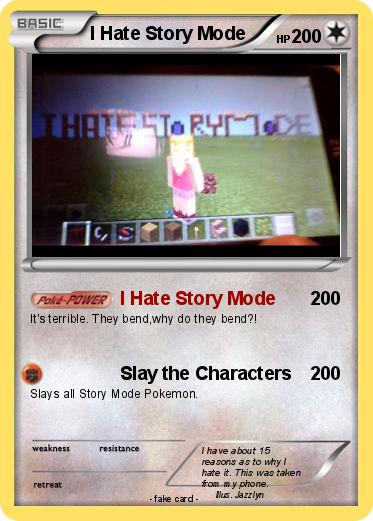 Pokemon I Hate Story Mode
