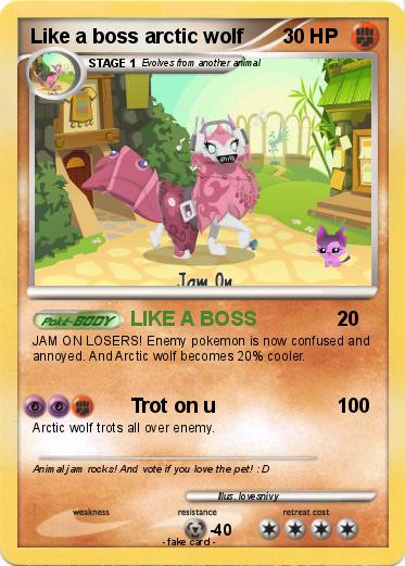 Pokemon Like a boss arctic wolf