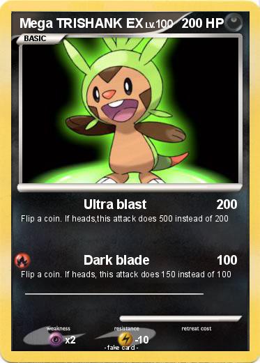 Pokemon Mega TRISHANK EX