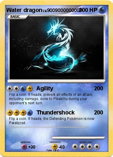 Pokemon Water dragon