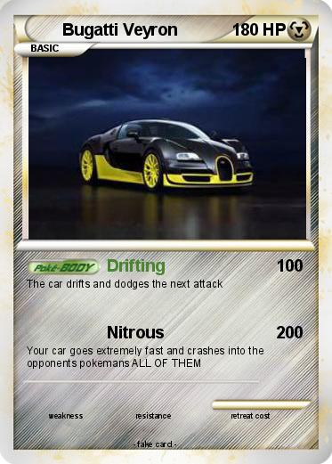 Pokemon Bugatti Veyron