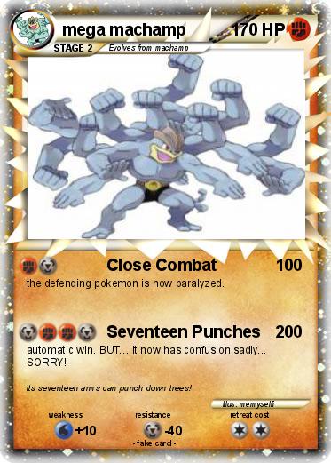 Pokemon mega machamp