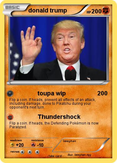 Pokemon donald trump