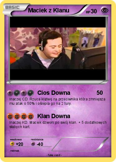 Pokemon Maciek z Klanu