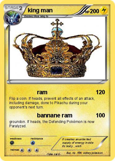 Pokemon king man
