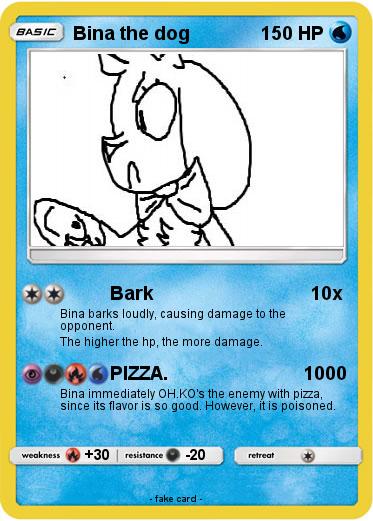 Pokemon Bina the dog