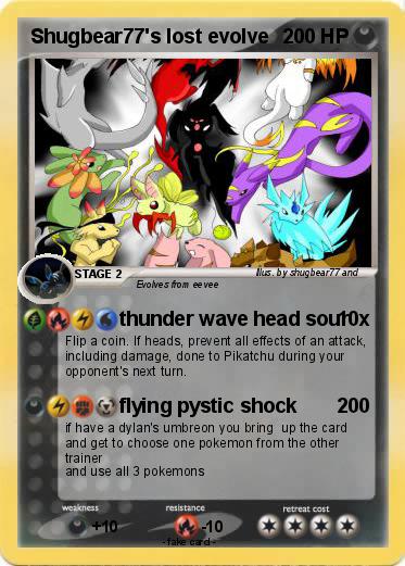 Pokemon Shugbear77's lost evolve