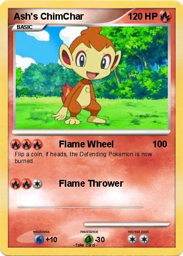 Pokemon Ash's ChimChar