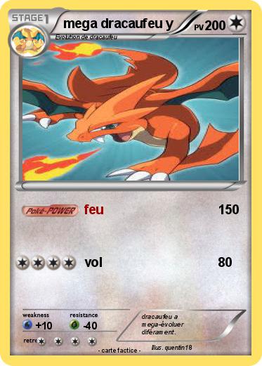 Pokemon mega dracaufeu y