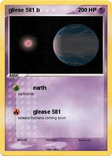 Pokemon gliese 581 b