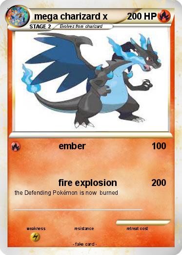 Pokemon mega charizard x