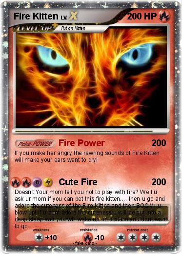 Pokemon Fire Kitten