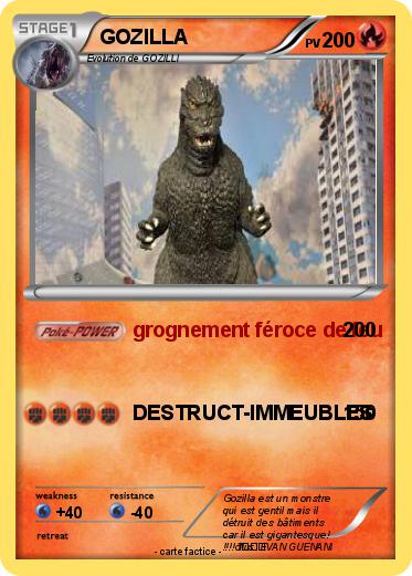Pokemon GOZILLA