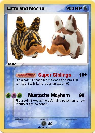 Pokemon Latte and Mocha