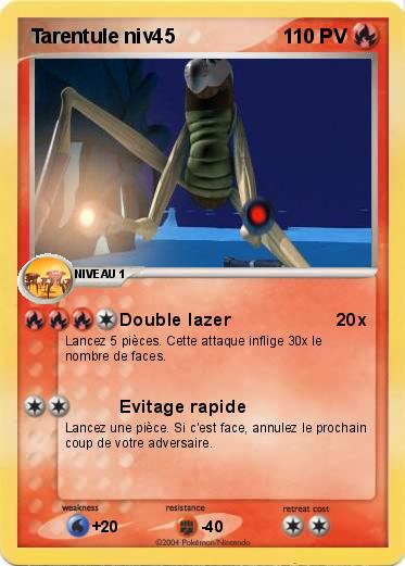 Pokemon Tarentule niv45