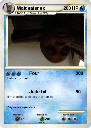 Pokemon Watt eater ex