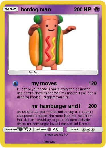 Pokemon hotdog man