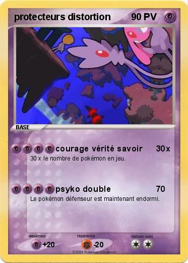 Pokemon protecteurs distortion