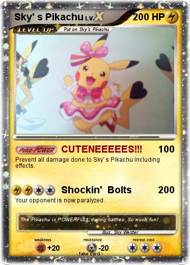Pokemon Sky' s Pikachu