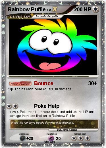 Pokemon Rainbow Puffle