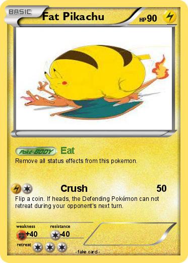 Pokemon Fat Pikachu