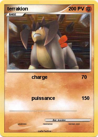 Pokemon terrakion