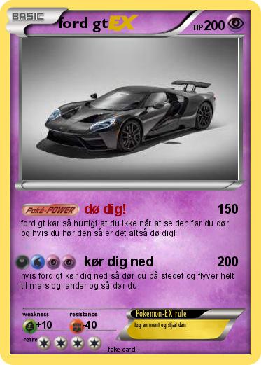Pokemon ford gt