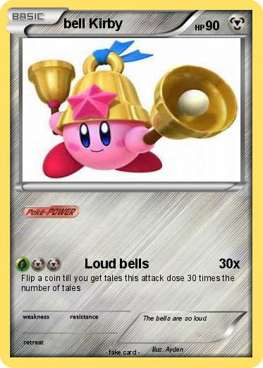 Pokemon bell Kirby
