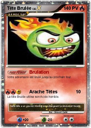 Pokemon Tête Brulée