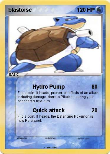 Pokemon blastoise
