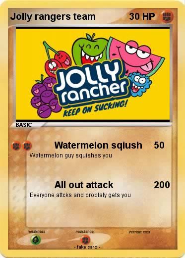 Pokemon Jolly rangers team