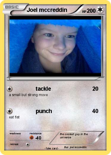 Pokemon Joel mccreddin