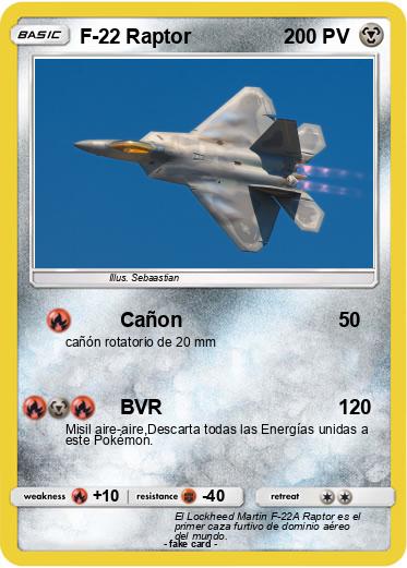 Pokemon F-22 Raptor