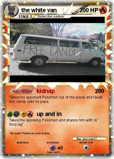 Pokemon the white van