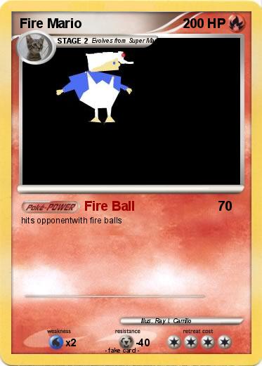 Pokemon Fire Mario
