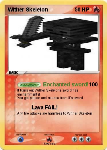 Pokemon Wither Skeleton