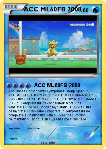 Pokemon ACC ML60FB 2008