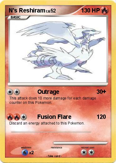Pokemon N's Reshiram