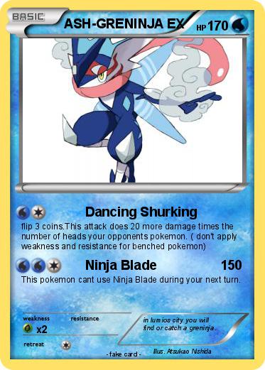 Pokemon ASH-GRENINJA EX