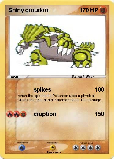 Pokemon Shiny groudon