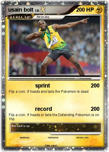 Pokemon usain bolt