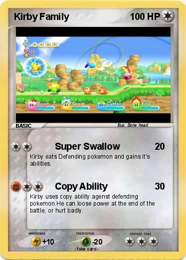 Pokemon Kirby Family