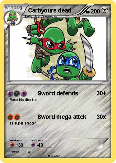 Pokemon Carbyoure dead