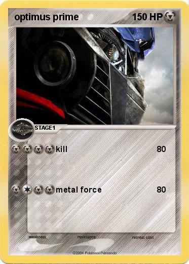 Pokemon optimus prime