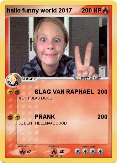 Pokemon hallo funny world 2017