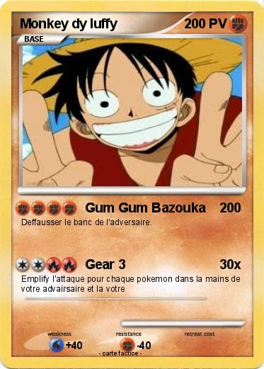 Pokemon Monkey dy luffy