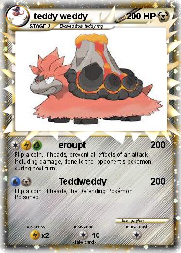 Pokemon teddy weddy
